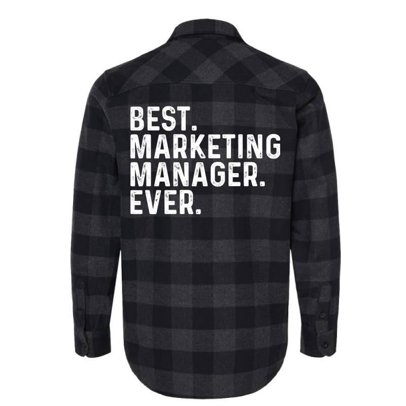 Best Marketing Manager Ever Red Flannel Shirt by roeliedavao | Artistshot