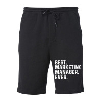 Best Marketing Manager Ever Red Fleece Short | Artistshot