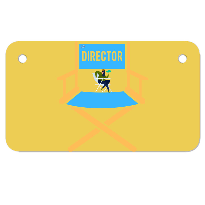 Director 80s Motorcycle License Plate | Artistshot