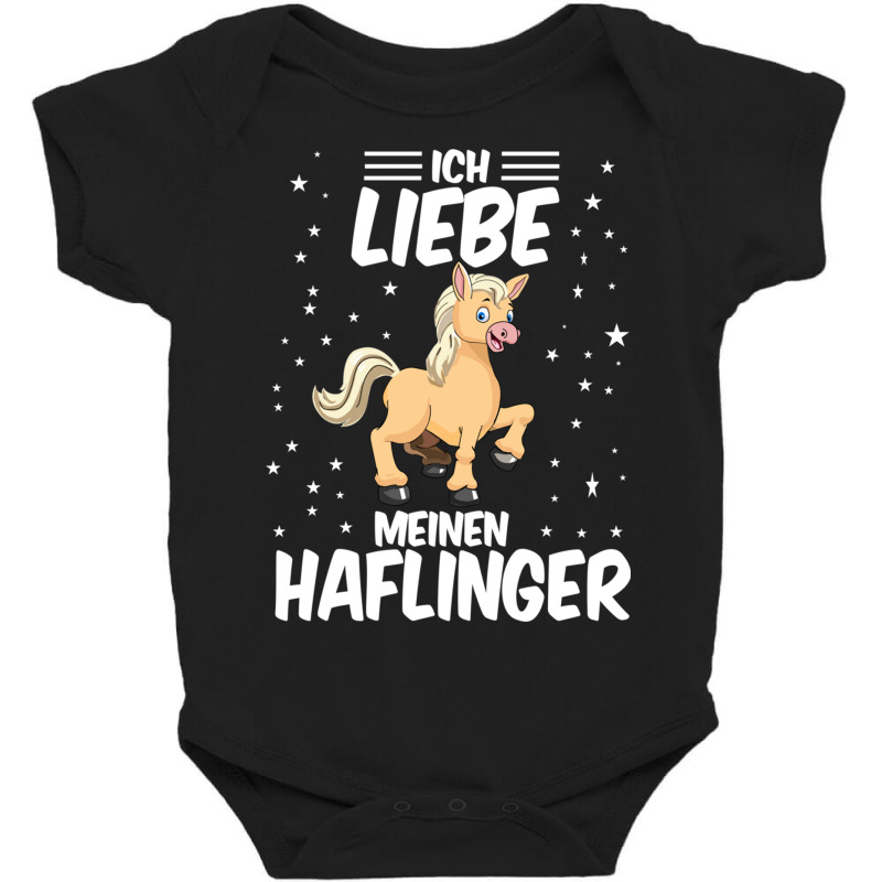 Haflinger Horse Gift For Horses Riding   Riders On Baby Bodysuit | Artistshot