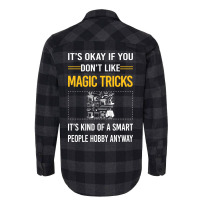 Funny Smart People Magic Tricks Vintage Flannel Shirt | Artistshot