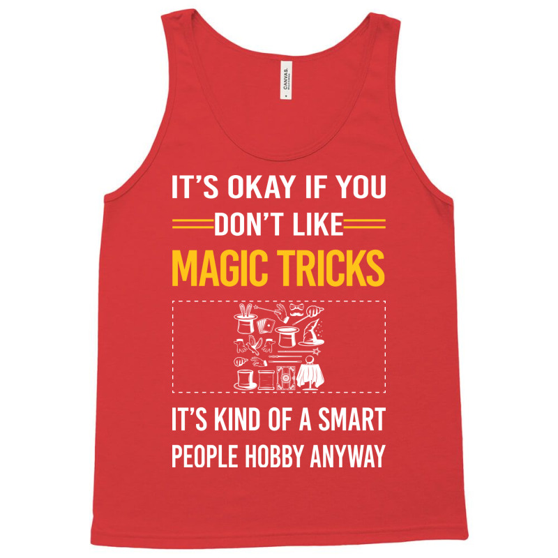 Funny Smart People Magic Tricks Vintage Tank Top by volnybareenb | Artistshot