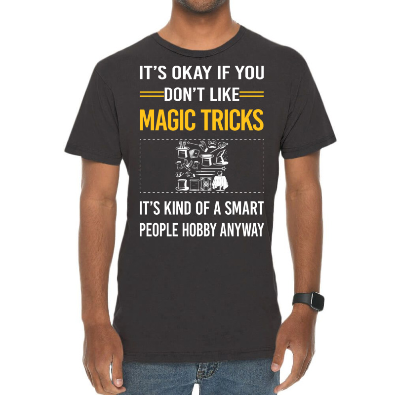 Funny Smart People Magic Tricks Vintage Vintage T-Shirt by volnybareenb | Artistshot