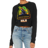 Content Manager Ninja Cool Cropped Sweater | Artistshot