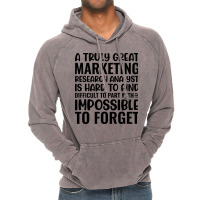 A Truly Great Marketing Research Analyst Is Hard T Vintage Hoodie | Artistshot