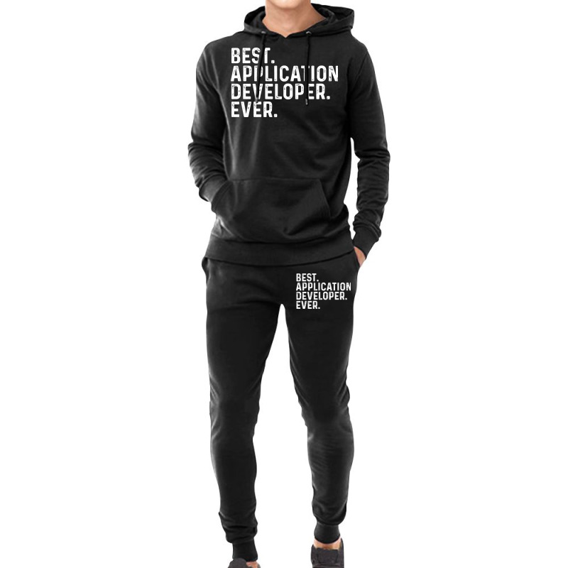 Best Application Developer Ever Girl Hoodie & Jogger set by frithdomoaau | Artistshot