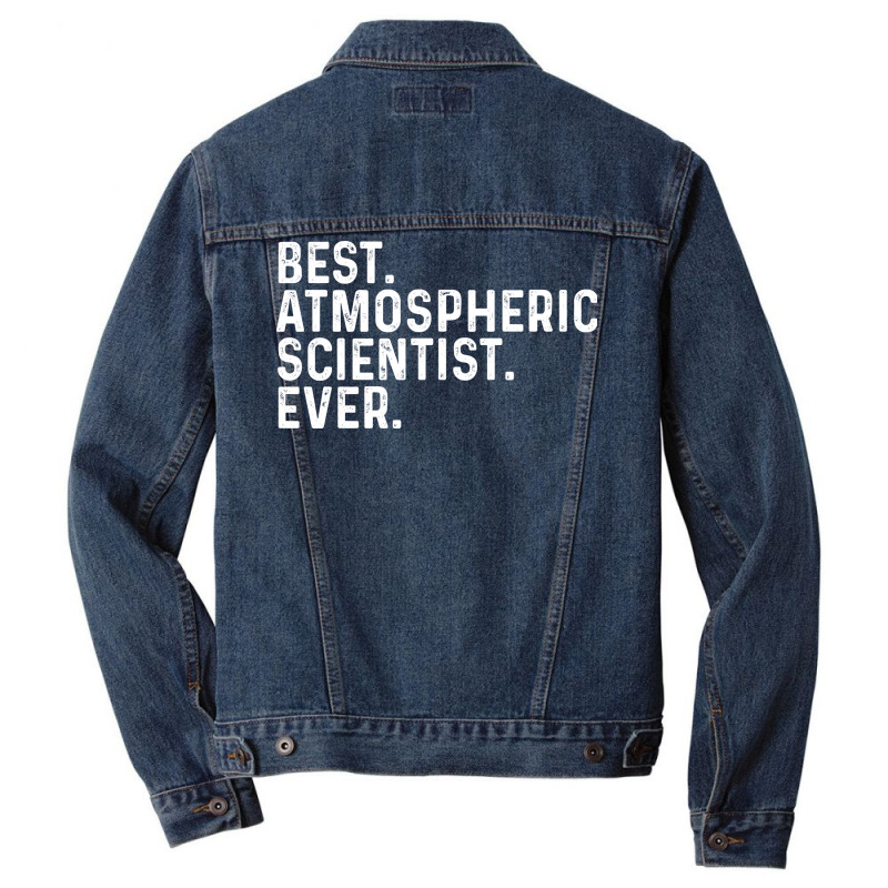 Best Atmospheric Scientist Ever Hippie Men Denim Jacket by keliaringasm | Artistshot