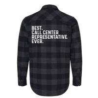 Best Call Center Representative Ever Red Flannel Shirt | Artistshot