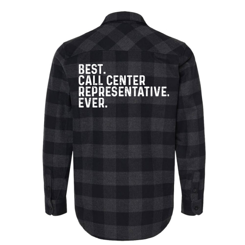 Best Call Center Representative Ever Red Flannel Shirt by palokalgeau | Artistshot