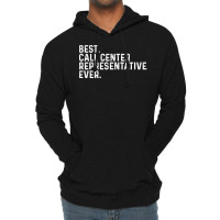 Best Call Center Representative Ever Red Lightweight Hoodie | Artistshot