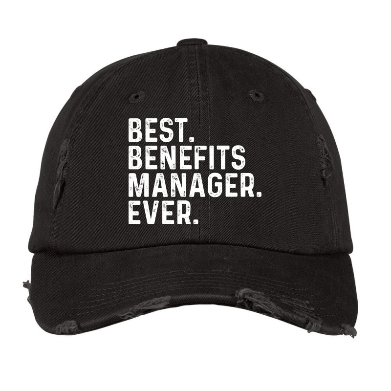 Best Benefits Manager Ever Aesthetic Vintage Cap by frithdomoaau | Artistshot