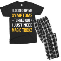 My Symptoms Magic Tricks Nature Men's T-shirt Pajama Set | Artistshot