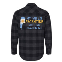 Nothing Scares Me Husband Wife Argentina Married A Flannel Shirt | Artistshot