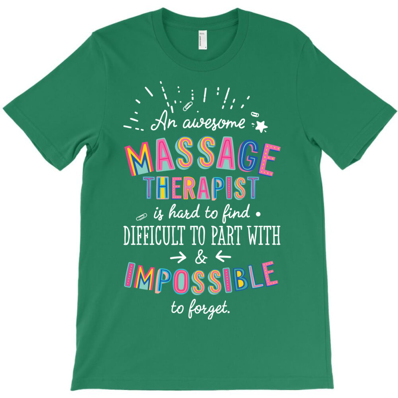 An Awesome Massage Therapist Gift Idea Impossible T-Shirt by ngankooranosi | Artistshot