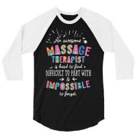 An Awesome Massage Therapist Gift Idea Impossible 3/4 Sleeve Shirt | Artistshot