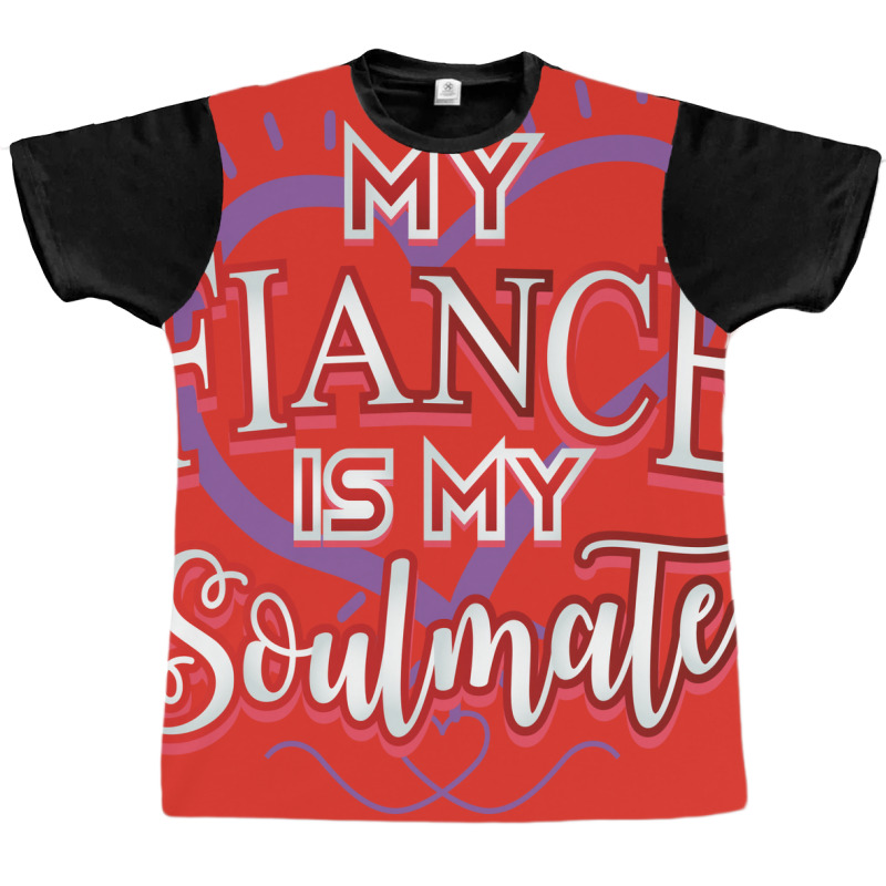 Fiance Soulmate Valentine Hipster Graphic T-shirt by tejecirvllq | Artistshot