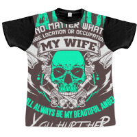 My Wife Will Always Be My Beautiful Angel Funny Graphic T-shirt | Artistshot