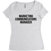 Marketing Communications Manager Summer Women's Triblend Scoop T-shirt | Artistshot