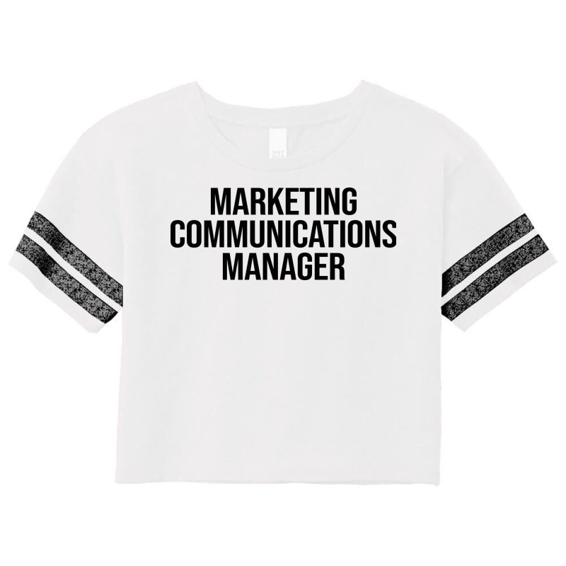 Marketing Communications Manager Summer Scorecard Crop Tee by abebcekajciaw | Artistshot