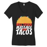 Funny Massage Therapist Physiotherapist Blue Women's V-neck T-shirt | Artistshot