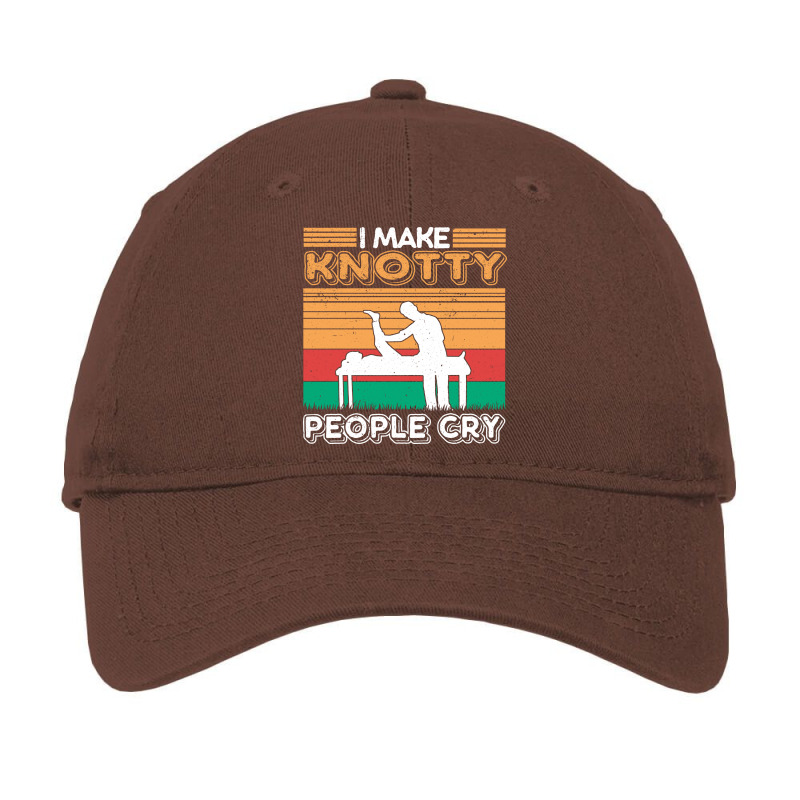 I Make Knotty People Cry Physiotherapist Physio Ye Adjustable Cap by slibobatrouzn | Artistshot