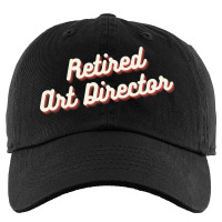 Retired Art Director Red Kids Cap | Artistshot