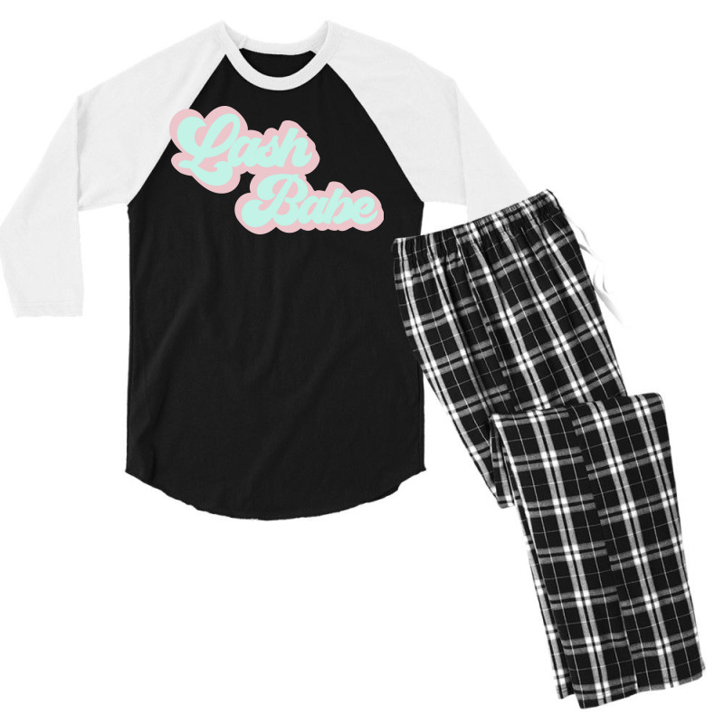 Gift Idea For Lash Artist Lash Boss Lash Tech Or L Men's 3/4 Sleeve Pajama Set | Artistshot