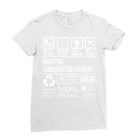 Marketing Communications Manager T  Multitasking C Ladies Fitted T-shirt | Artistshot