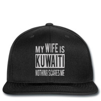 Gift From Kuwaiti Wife From Kuwait Husband Present Printed Hat | Artistshot