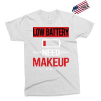 Low Battery Makeup Yellow Exclusive T-shirt | Artistshot