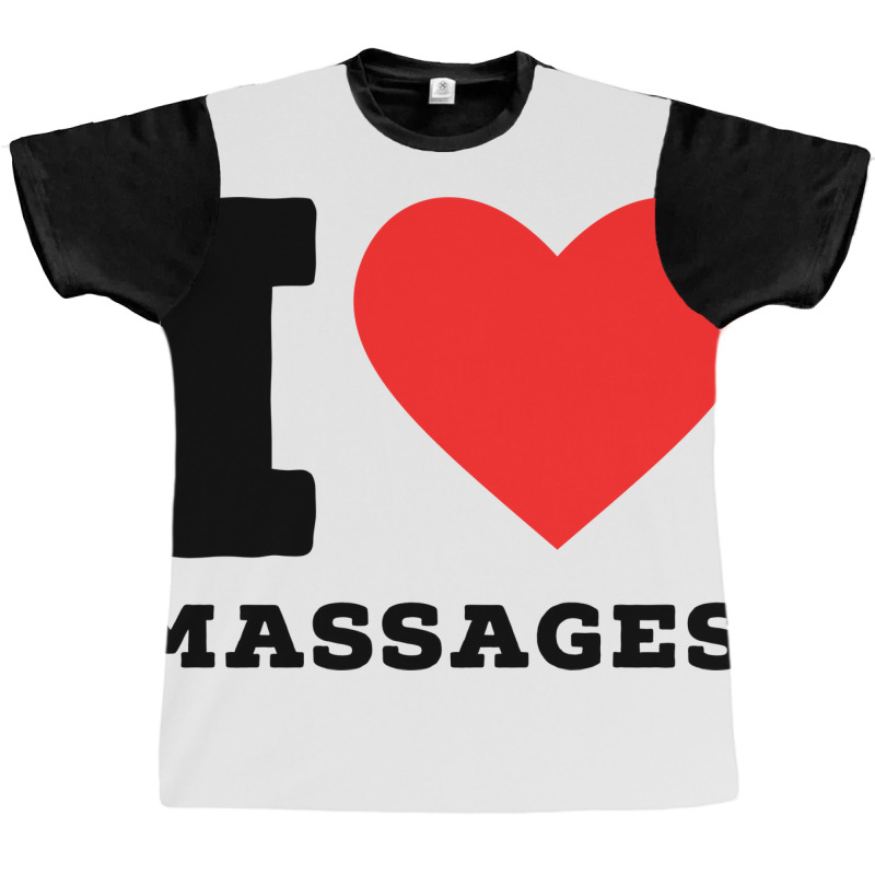 I Love Massage Cool Graphic T-shirt by slibobatrouzn | Artistshot