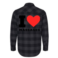 I Love Massage Cool Flannel Shirt | Artistshot