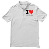 I Love Massage Cool Men's Polo Shirt | Artistshot