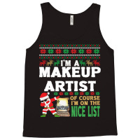 Makeup Artist  Ugly Christmas Makeup Artist Gift T Tank Top | Artistshot