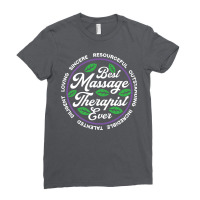 Best Massage Therapist Physical Therapy Blue Ladies Fitted T-shirt | Artistshot