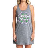 Best Massage Therapist Physical Therapy Blue Tank Dress | Artistshot