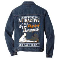 Attractive Physical Therapist Physiotherapy Physio Men Denim Jacket | Artistshot