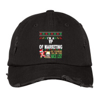 Vp Of Marketing  Ugly Christmas Vp Of Marketing Gi Vintage Cap | Artistshot