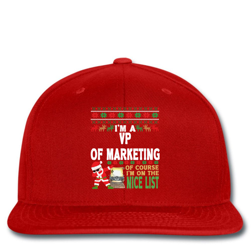 Vp Of Marketing  Ugly Christmas Vp Of Marketing Gi Printed hat by frithdomoaau | Artistshot