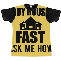 Real Estate I Buy Houses Fast Ask Me How 80s Graphic T-shirt | Artistshot