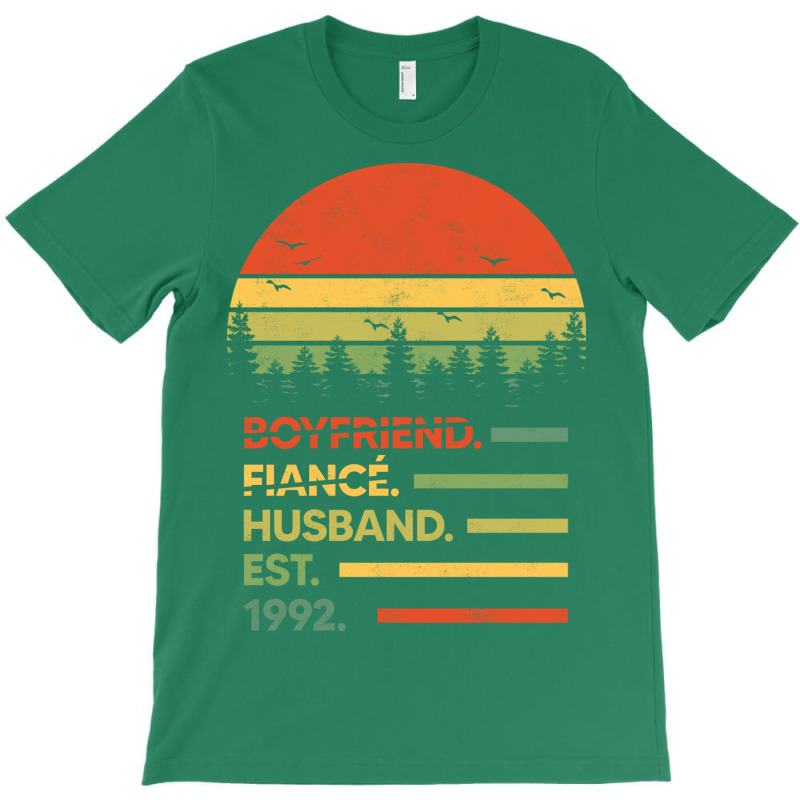 Boyfriend Fiance Husband Est 1992 Girl T-shirt | Artistshot