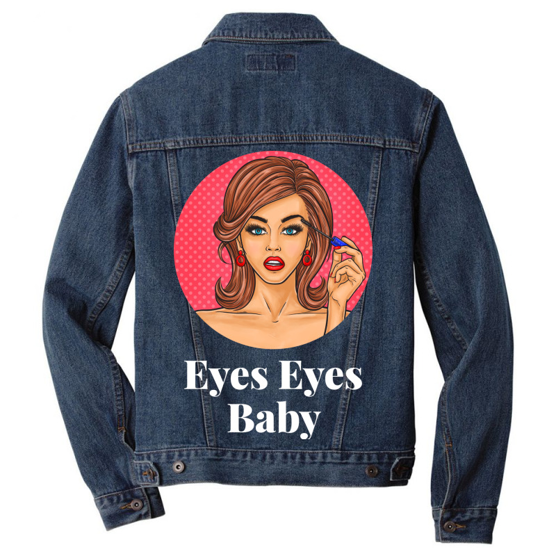 Eye Makeup Aesthetic Men Denim Jacket | Artistshot