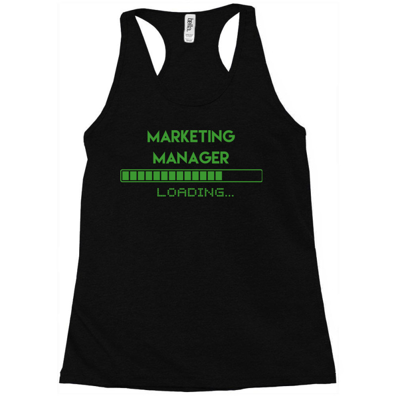 Marketing Manager Loading Summer Racerback Tank by mpembadecruw | Artistshot