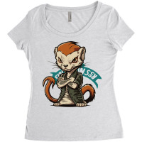 Weasel Master Angry Women's Triblend Scoop T-shirt | Artistshot