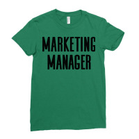 Marketing Manager Yellow Ladies Fitted T-shirt | Artistshot