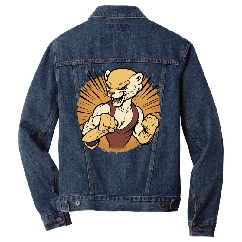 Weasel Master Angry Men Denim Jacket by Stephens19 | Artistshot