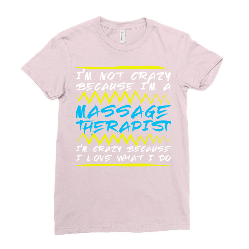 Massage Therapist Physical Therapy Funny Ladies Fitted T-Shirt by irissoyenisus | Artistshot