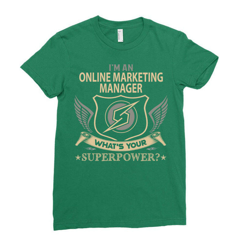 Online Marketing Manager T  Superpower Gift Item T Ladies Fitted T-Shirt by phuocvasilju | Artistshot