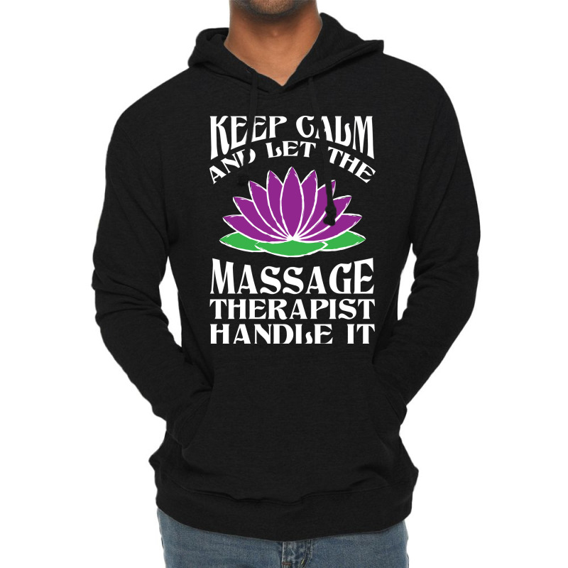 Massage Therapist Physical Therapy Hippie Nature Lightweight Hoodie by slibobatrouzn | Artistshot