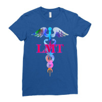 Lmt Licensed Massage Therapist Caduceus Love Ladies Fitted T-shirt | Artistshot